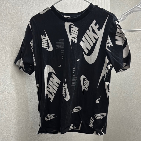 Nike Other - Nike Black and White All-Over Logo T-Shirt